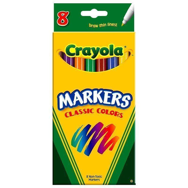 Crayola Washable Markers - Black (12ct), Kids Broad Algeria