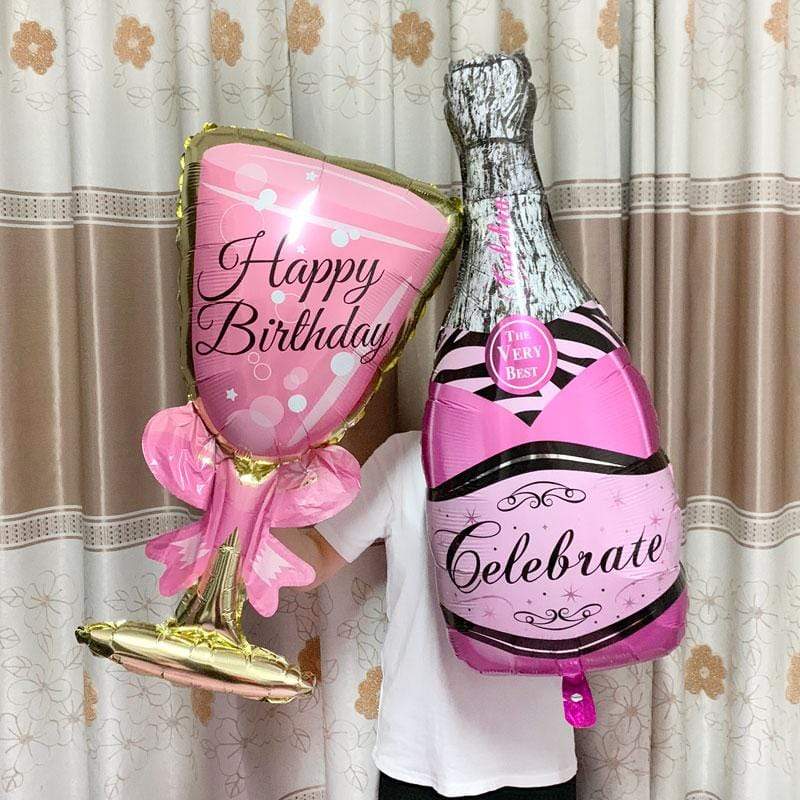 Big  Champagne Goblet Balloon