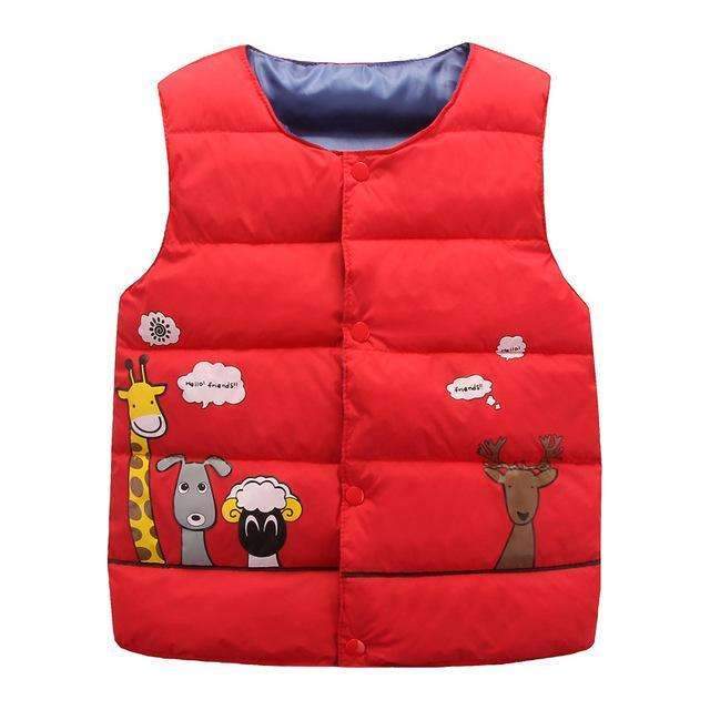 Boys  Sleeveless Puff Jacket