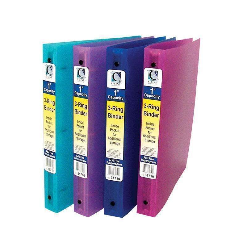 C Line 3 Ring Binder 1 In Capacity