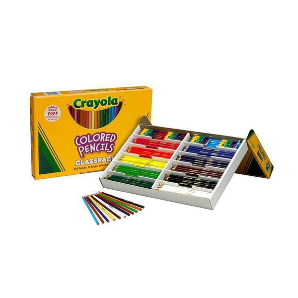 Crayola Classpack Regular Crayons, Assorted - 13 Caddies, 64 crayons each