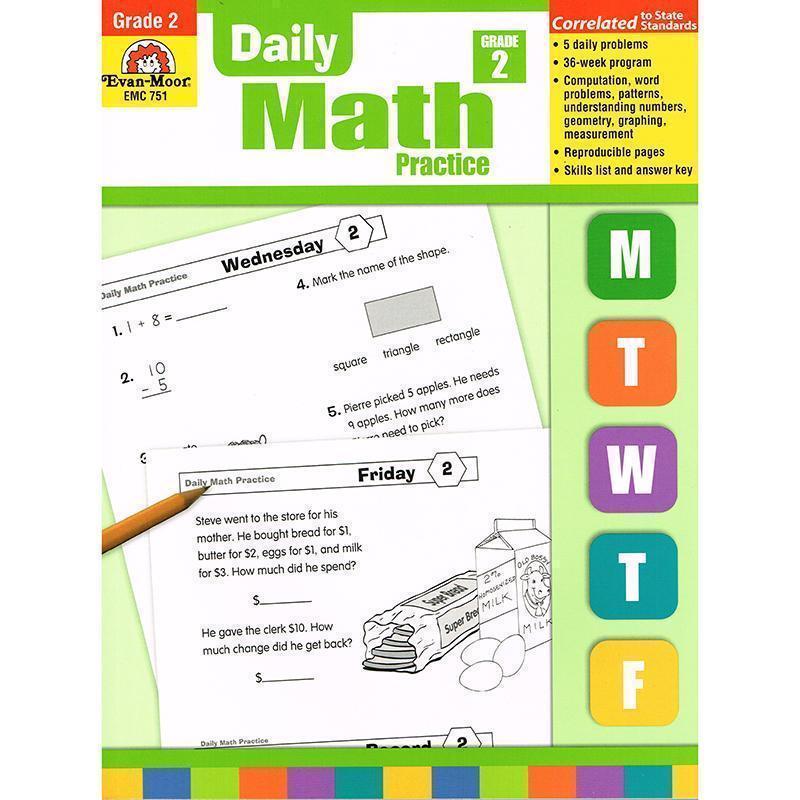 Daily Math Practice Gr 2