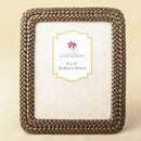 Double Braided Caramel color 8 x 10 frame-Personalized Gifts By Type-JadeMoghul Inc.