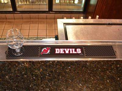 BBQ Grill Mat NHL New Jersey Devils Drink Tailgate Mat 3.25"x24"