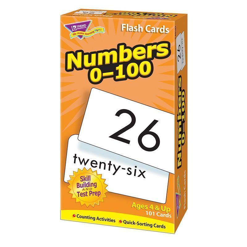 Flash Cards Numbers 0 100 101/Box
