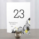 Floral Fusion Table Number Numbers 1-12 Pastel Pink (Pack of 12)-Table Planning Accessories-Leaf Green-37-48-JadeMoghul Inc.