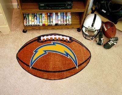 Cheap Rugs For Sale NFL Los Angeles Chargers Football Ball Rug 20.5"x32.5"