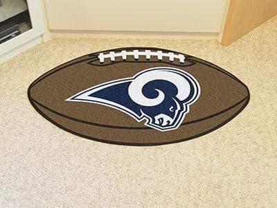 Cheap Rugs For Sale NFL Los Angeles Rams Football Ball Rug 20.5"x32.5"