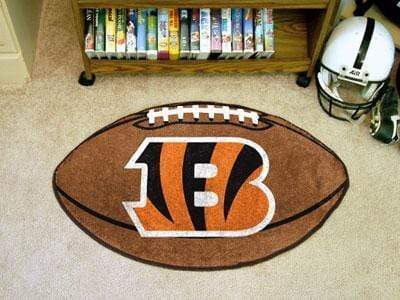 Modern Rugs NFL Cincinnati Bengals Football Ball Rug 20.5"x32.5"