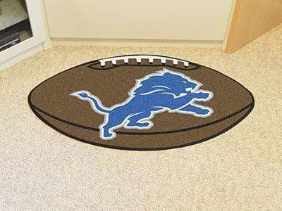 Round Rugs For Sale NFL Detroit Lions Football Ball Rug 20.5"x32.5"