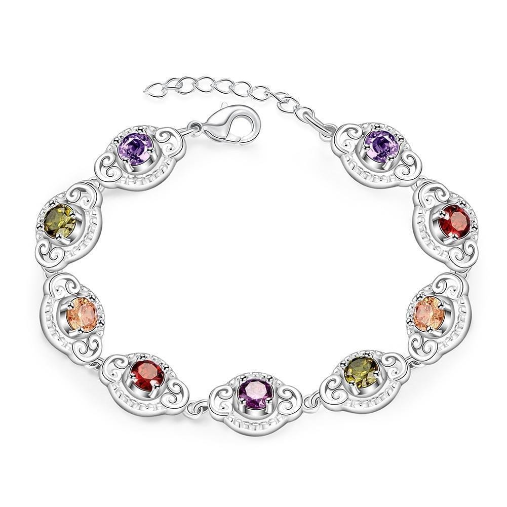 Jemmin Pretty Colorful Multi Colors Bracelets 925 Sterling Silve