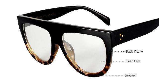 KEHU Woman Flat Top Oversized Sun Glasses Cat Eye Sunglasses Brand Designer oculos De Sol K9250-16-JadeMoghul Inc.