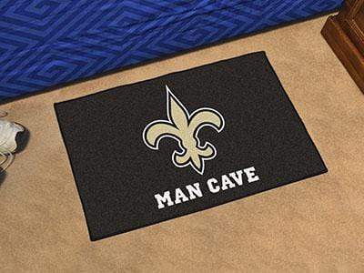 Area Rugs NFL New Orleans Saints Man Cave Starter Rug 19"x30"