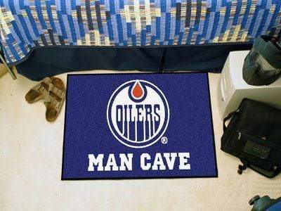 Area Rugs NHL Edmonton Oilers Man Cave Starter Rug 19"x30"