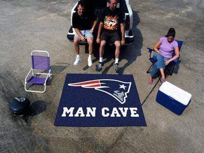 BBQ Accessories NFL New England Patriots Man Cave Tailgater Rug 5'x6'