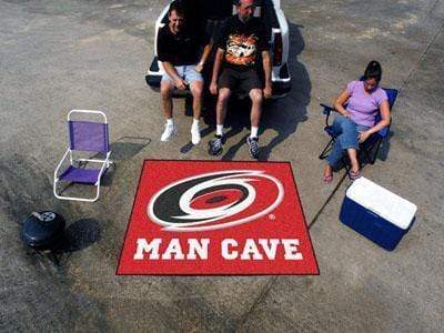 BBQ Accessories NHL Carolina Hurricanes Man Cave Tailgater Rug 5'x6'