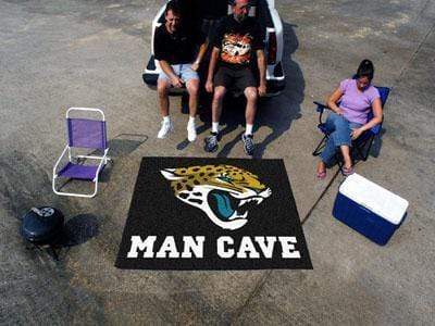 BBQ Mat NFL Jacksonville Jaguars Man Cave Tailgater Rug 5'x6'