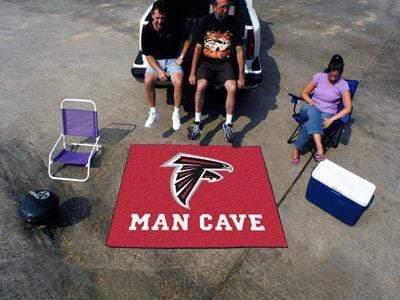 BBQ Store NFL Atlanta Falcons Man Cave Tailgater Rug 5'x6'