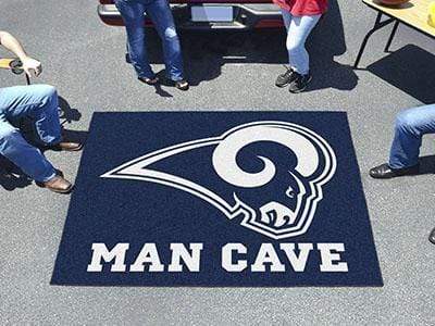 Grill Mat NFL Los Angeles Rams Man Cave Tailgater Rug 5'x6'