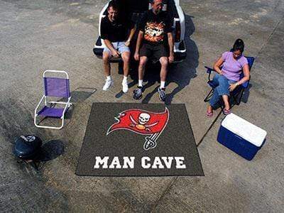 Grill Mat NFL Tampa Bay Buccaneers Man Cave Tailgater Rug 5'x6'