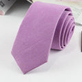 Women Unisex Style High Quality Cotton Solid Color Tie