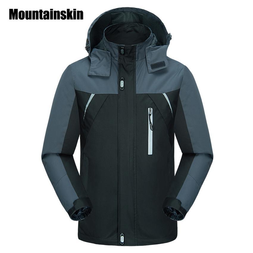 Men Smart Hooded Waterproof Jacket / Casual Hooded Windproof Jacket