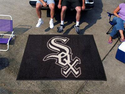 BBQ Grill Mat MLB Chicago White Sox Tailgater Rug 5'x6'