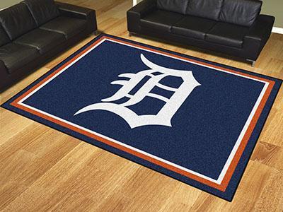 8x10 Rug MLB Detroit Tigers 8'x10' Plush Rug