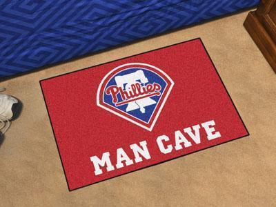 Area Rugs MLB Philadelphia Phillies Man Cave Starter Rug 19"x30"