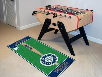 Hallway Runner Rug MLB Seattle Mariners Baseball Runner Mat 30"x72"