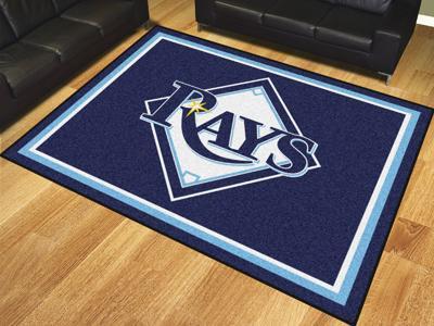 8x10 Rug MLB Tampa Bay Rays 8'x10' Plush Rug