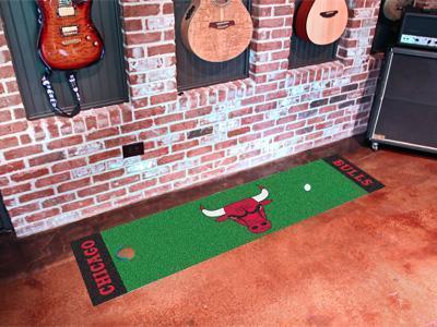 Hallway Runner Rug NBA Chicago Bulls Putting Green Runner 18"x72" Golf Accessories