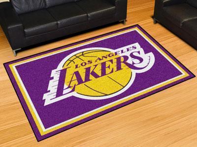 5x8 Rug NBA Los Angeles Lakers 5'x8' Plush Rug