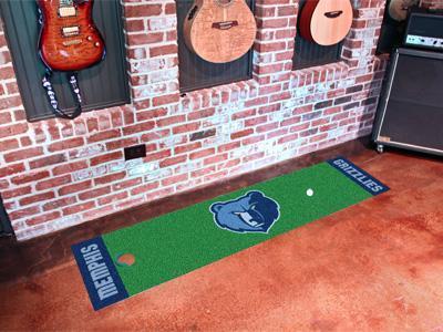 Hallway Runner Rug NBA Memphis Grizzlies Putting Green Runner 18"x72" Golf Accessories