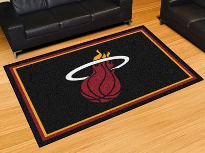 5x8 Rug NBA Miami Heat 5'x8' Plush Rug