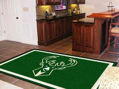 5x8 Rug NBA Milwaukee Bucks 5'x8' Plush Rug