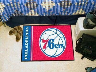 Area Rugs NBA Philadelphia 76ers Uniform Starter Rug 19"x30"