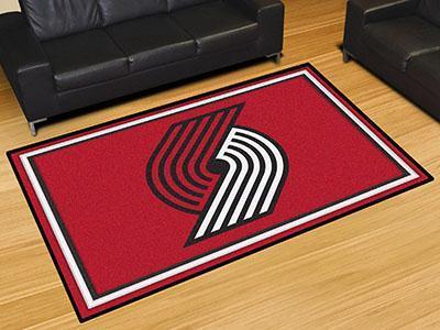 5x8 Rug NBA Portland Trail Blazers 5'x8' Plush Rug