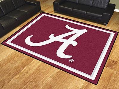 8x10 Rug NCAA Alabama 8'x10' Plush Rug