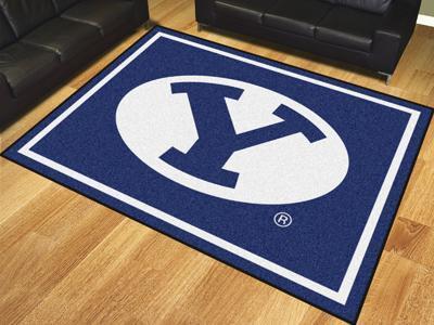 8x10 Rug NCAA BYU 8'x10' Plush Rug