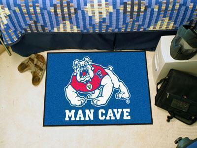 Living Room Rugs NCAA Fresno State Man Cave Starter Rug 19"x30"