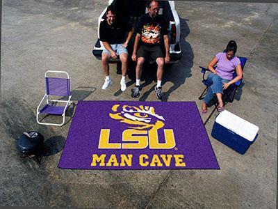 Indoor Outdoor Rugs NCAA LSU Man Cave UltiMat 5'x8' Rug