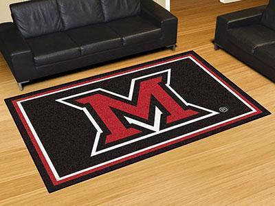 5x8 Area Rugs NCAA Miami (OH) 5'x8' Plush Rug