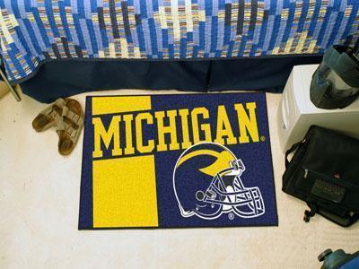 Area Rugs NCAA Michigan Uniform Starter Rug 19"x30"