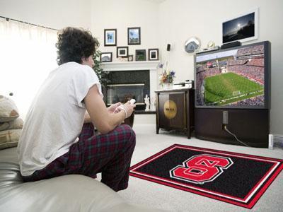 4x6 Rug NCAA NC State 4'x6' Plush Rug