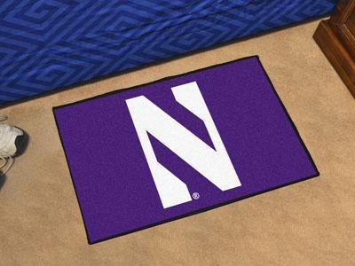 Outdoor Rugs NCAA Northwestern Starter Rug 19"x30"