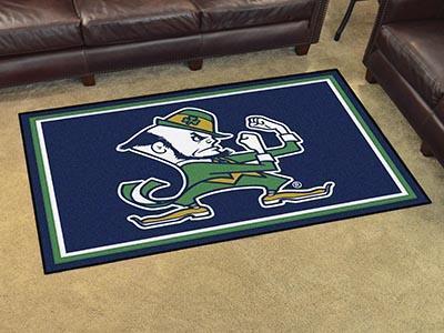 4x6 Rug NCAA Notre Dame 4'x6' Plush Rug