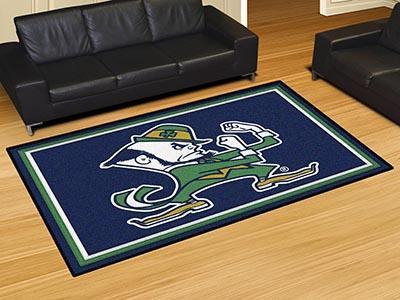 5x8 Rug NCAA Notre Dame 5'x8' Plush Rug