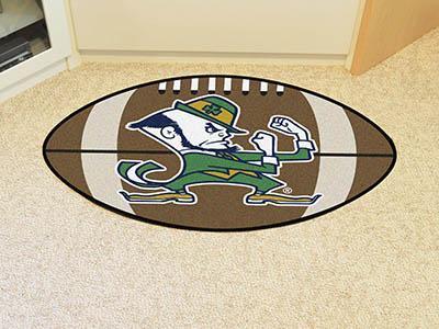 Cheap Rugs For Sale NCAA Notre Dame Football Ball Rug 20.5"x32.5"