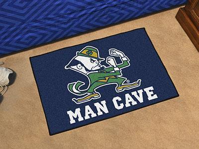 Outdoor Rug NCAA Notre Dame Man Cave Starter Rug 19"x30"